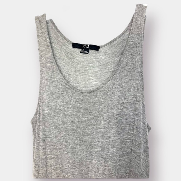 XXI Gray Bright Pink Tank Dress Size Small Petit - Picture 5 of 6